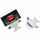 Набор держателей для бумаг с магнитом (2 шт), 5,5х6,5х0,5 см, металл Картинка товара Набор держателей для бумаг с магнитом (2 шт), 5,5х6,5х0,5 см, металл превью